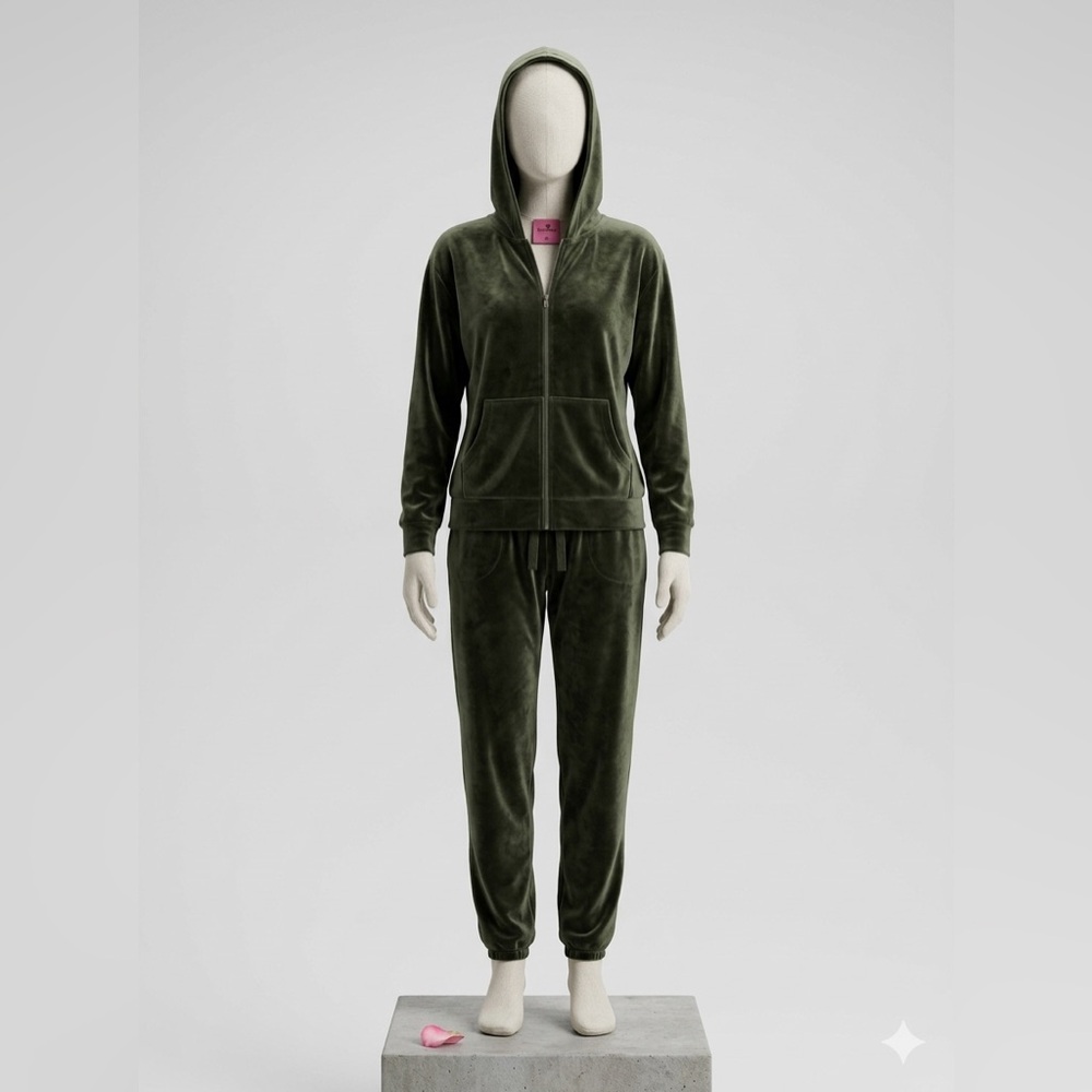 Pink Laundry NWOT Women's Velour Jogger Set Medium